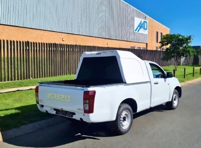 Isuzu single cab with a fiberglass workers cab fitted Roamer Rand